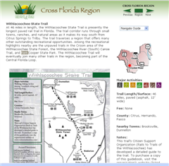 Information about Withlacoochee State Trail in Citrus County, Florida